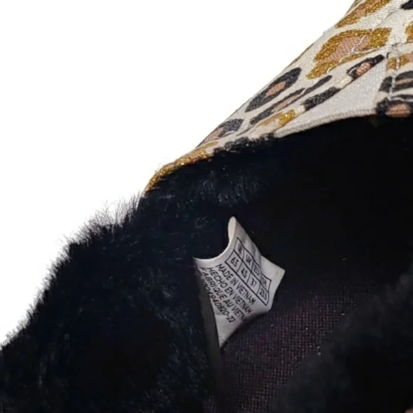 TOMS Natural Glitter Cheetah Alpargata Shoes - Picture 5 of 6